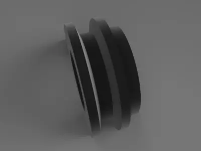 Motor Pulley  Free 3D model