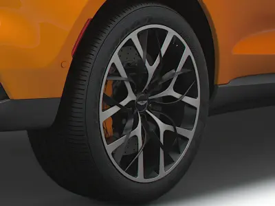 Aston Martin DBX North America 2021 wheel 3D model
