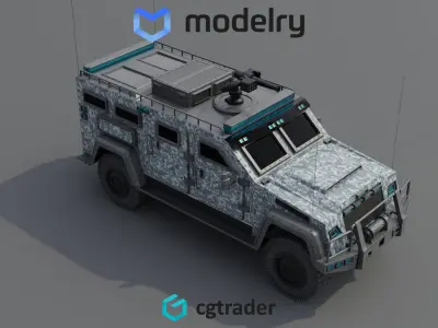 SWAT Vehicle 3D model