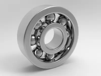 Ball Bearing  Low-poly 3D model