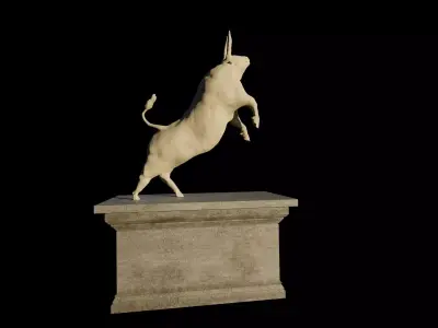 bull statue Free 3D model purchase