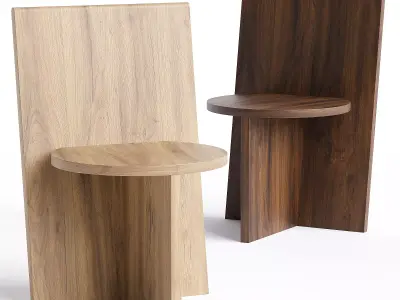 Three Plane Chair 3d model 3D model