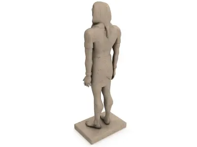 Statue of Khufu 3D model