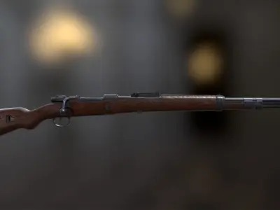 karabiner 98k Low-poly 3D model buy