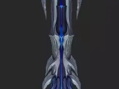 Pack With 30 Fantasy Swords - Part 03 Low-poly 3D model