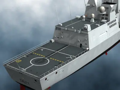 Horizon Class Frigate 3D model