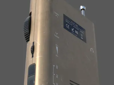 Low Poly AM FM Pocket Radio Low-poly 3D model