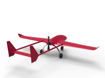 drone toy airplane 3D model