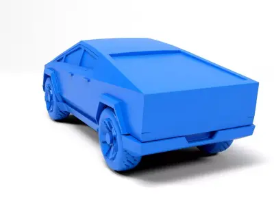 Tesla Cybertruck 3D print model get