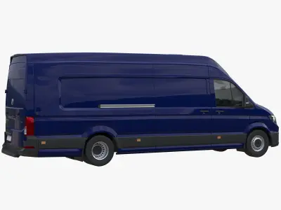 VW Crafter 50  Van L5H4 MAXI  3D model