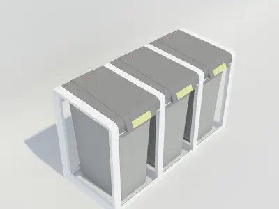 Trash ProfiLine oko 35 - Hailo 3D model