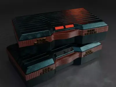 Military Crate-Box 3D model
