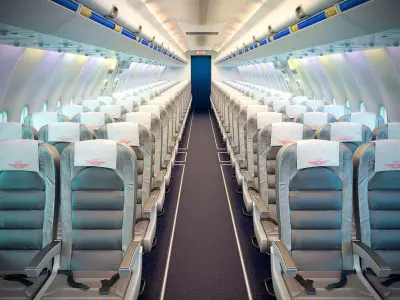 Airplane Cabin Interior Boeing 737 3D model