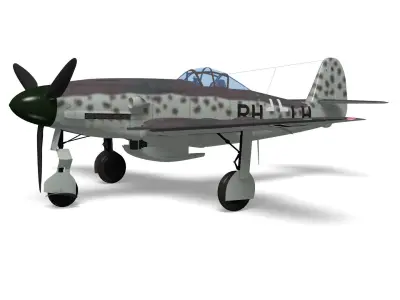 Messerschmitt Me 309 V4 3D model