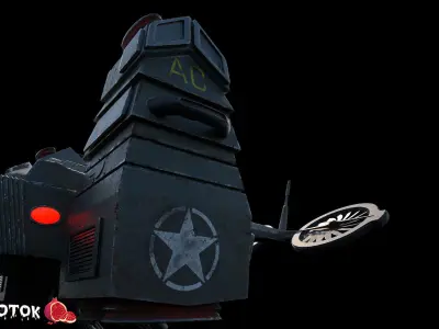 Aircraft star wars spaceship Low-poly 3D model