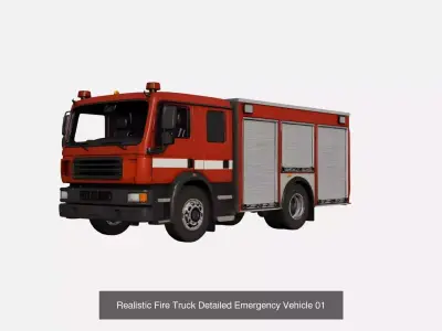 22 Emergency Vehicles Pack Ambulance Fire Police Vehicle Set