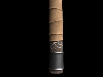 Viking Rune Axe 3D model