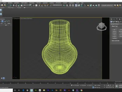 3D Model of a Pot type Object whatever you call it Free low-poly 3D model