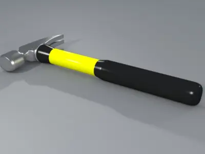 Hammer Low-poly 3D model order