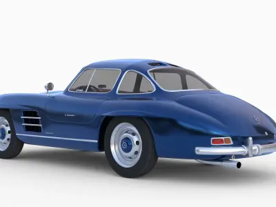Mercedes benz 300 SL Free 3D model