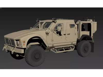 armoured car Free 3D model