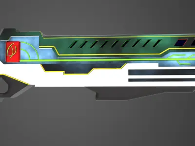 si-fi gun 3D model
