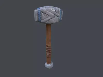 Viking hummer Low-poly 3D model