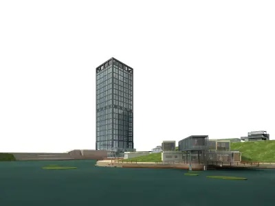 Office Building 3D model 101