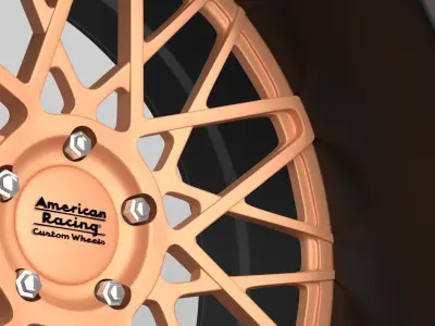 American Racing  Wheels 3D model