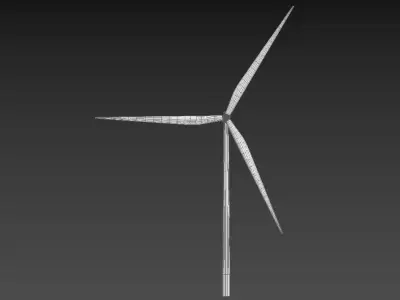 Wind Turbine Goldwind GW5S Mw-Pmdd 3D model