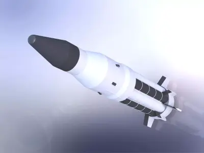 Saturn Water Rocket Free 3D print model