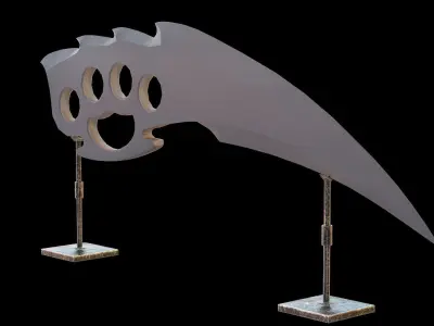 HIE clean Dagger D180212 Low-poly 3D model
