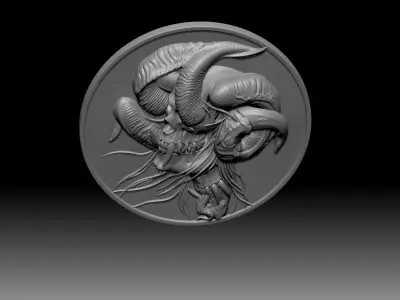 collection of 3D digital sculpts of thematic coins 3D print model