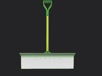 Snow Shovel 01 Low-poly 3D model