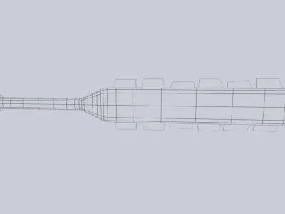 Mayan weapon Low-poly 3D model