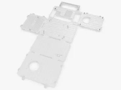 Computer-2 Case by Teenage Engineering Unfolded 3D model
