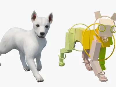  West Highland White Terrier Rigged 