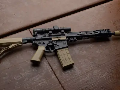 AR 15 SLR Low-poly 3D model purchase