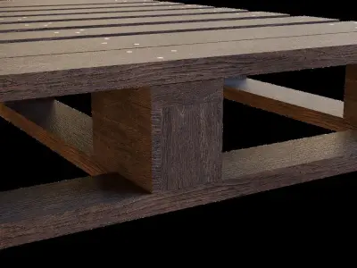 Pallet Low-poly 3D model purchase