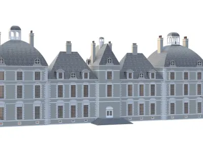 French Chateau  3D model