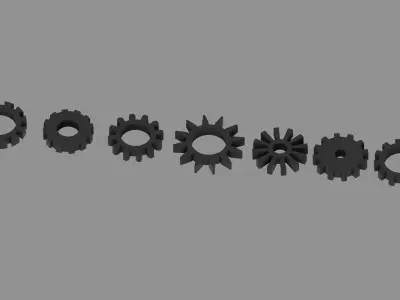 GEARS 3D model from CGTrader