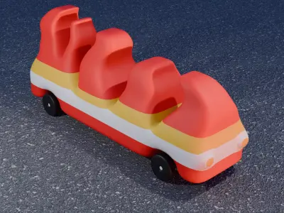 Fire truck 3D print model