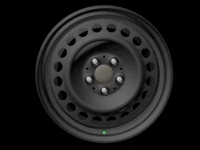 Car Steel Rim 3D model