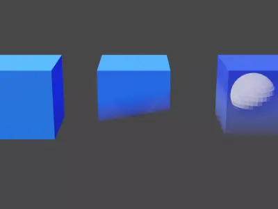 Alphatestcube Free 3D model
