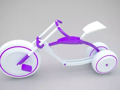 Tricycle concept 3D model