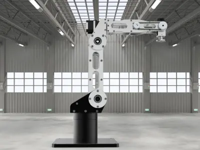 Six manipulator 3D model