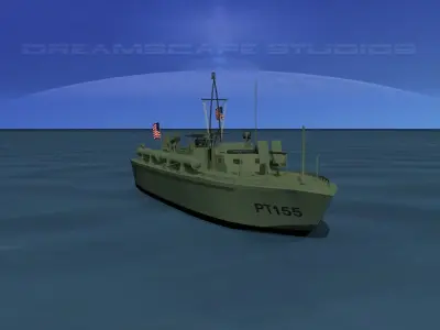 Elco PT Boat PT155 3D model