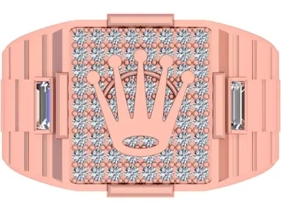 Rolex Ring 3D print model