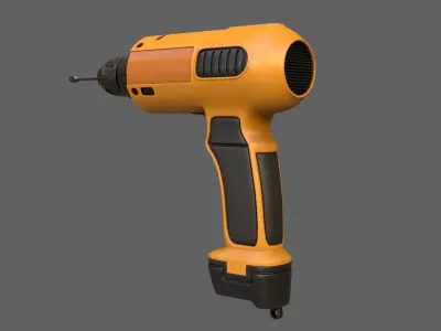 SubD - Stylized Drill 3D model