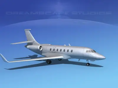 Dassault Falcon 2000 Bare Metal 3D model